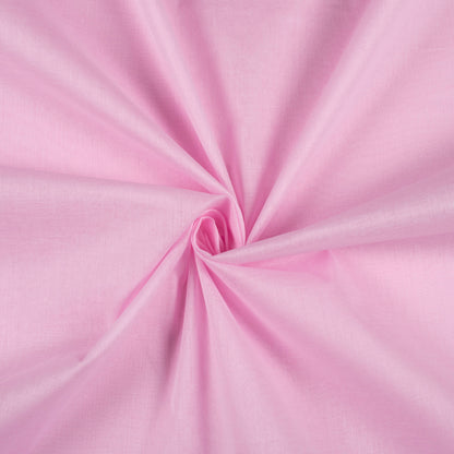 Pastel Pink Plain Cotton Mulmul Fabric