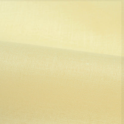 Pastel Yellow Plain Cotton Mulmul Fabric