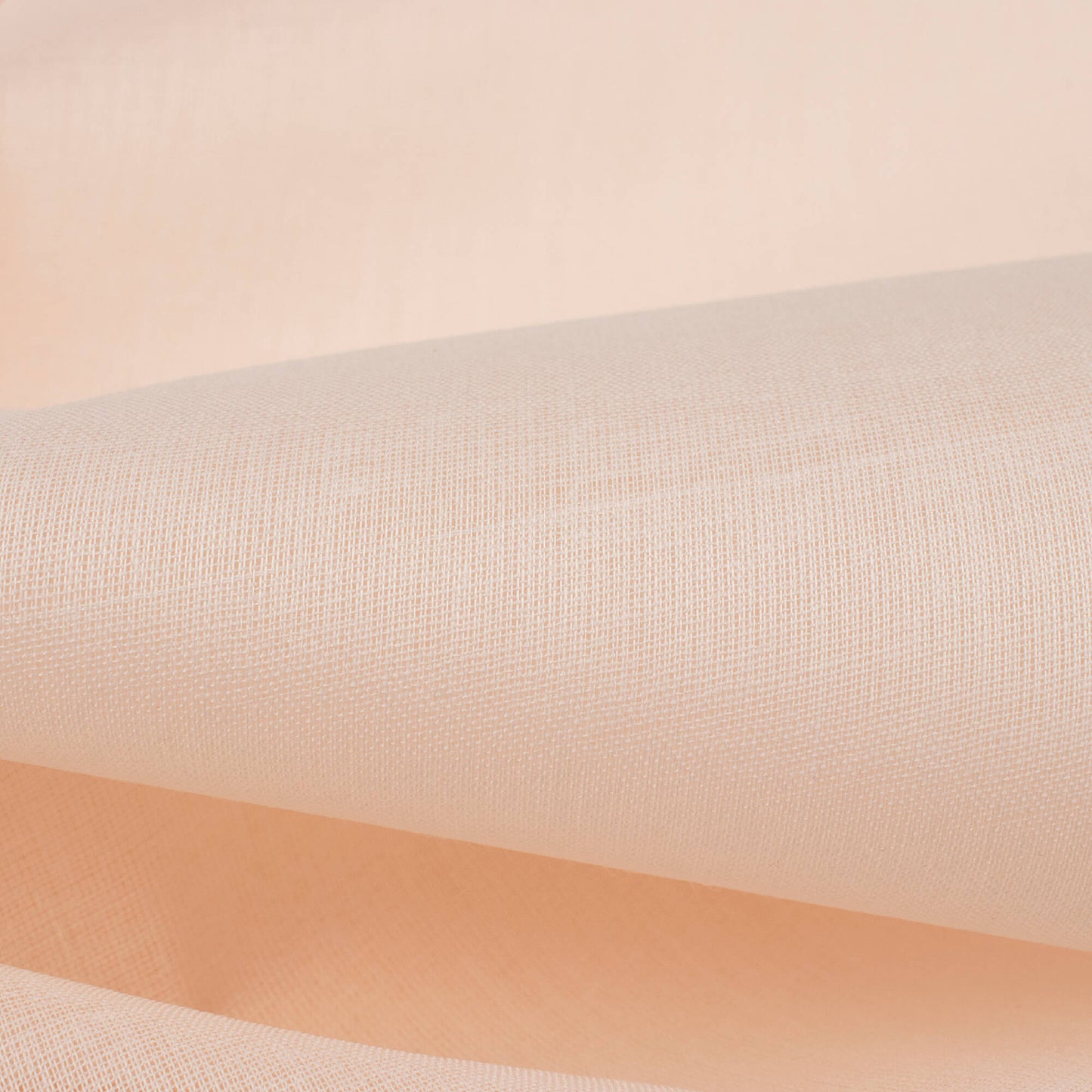 Blush Pink Plain Cotton Mulmul Fabric