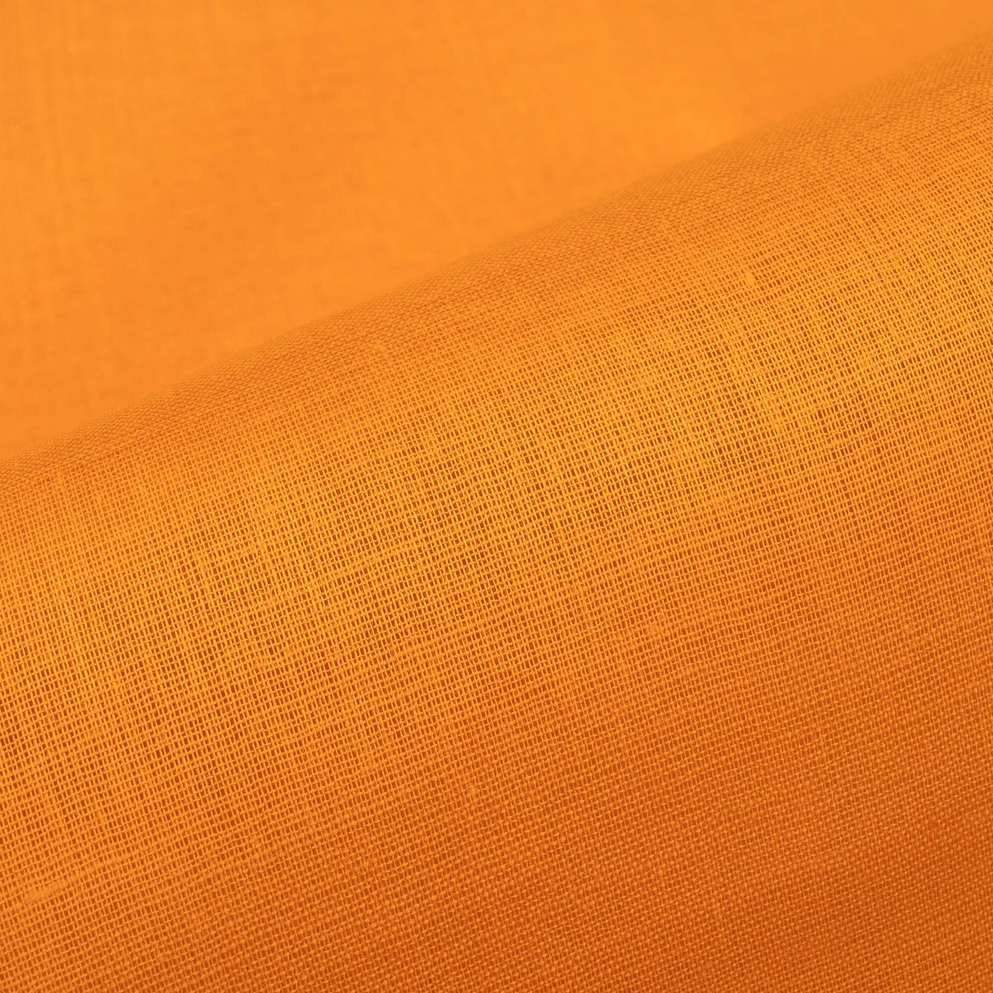 Mustard Yellow Plain Cotton Mulmul Fabric
