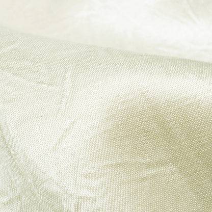 White Plain Pure Mashru Silk Fabric - Fabcurate