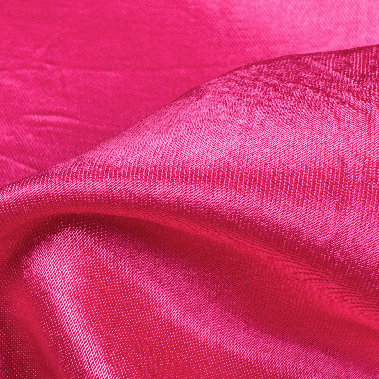 Hot Pink Plain Pure Mashru Silk Fabric