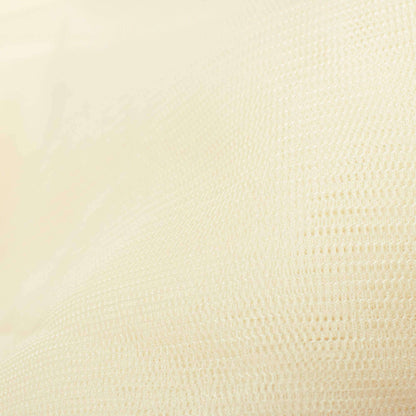 Cream Plain Premium Quality Butterfly Net Fabric - Fabcurate