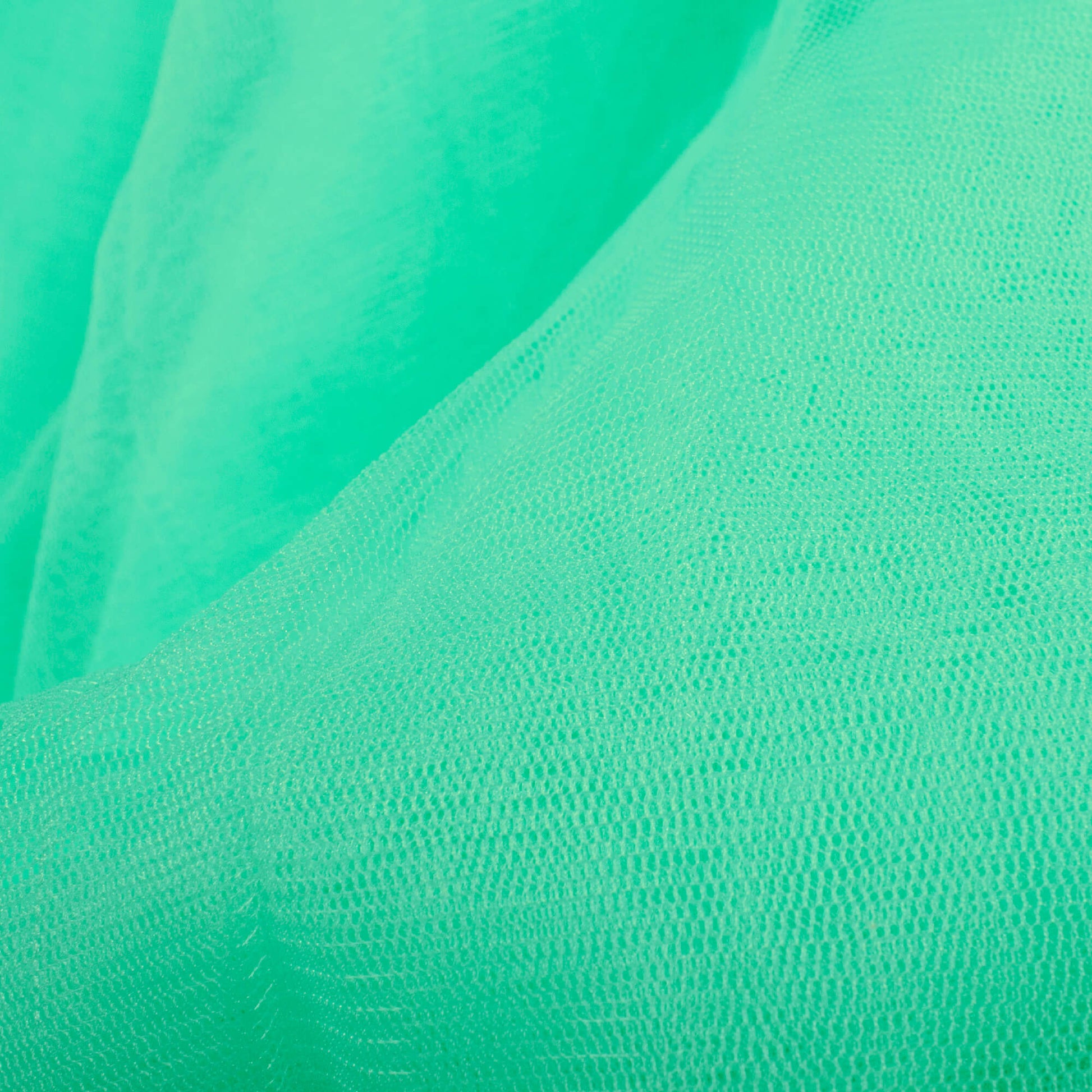 Spring Green Plain Premium Quality Butterfly Net Fabric - Fabcurate