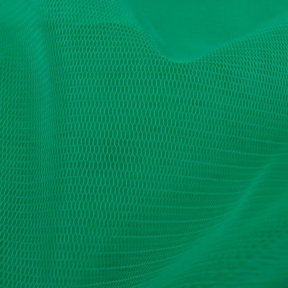 Emerled Green Plain Premium Quality Butterfly Net Fabric (Width 56 Inches)