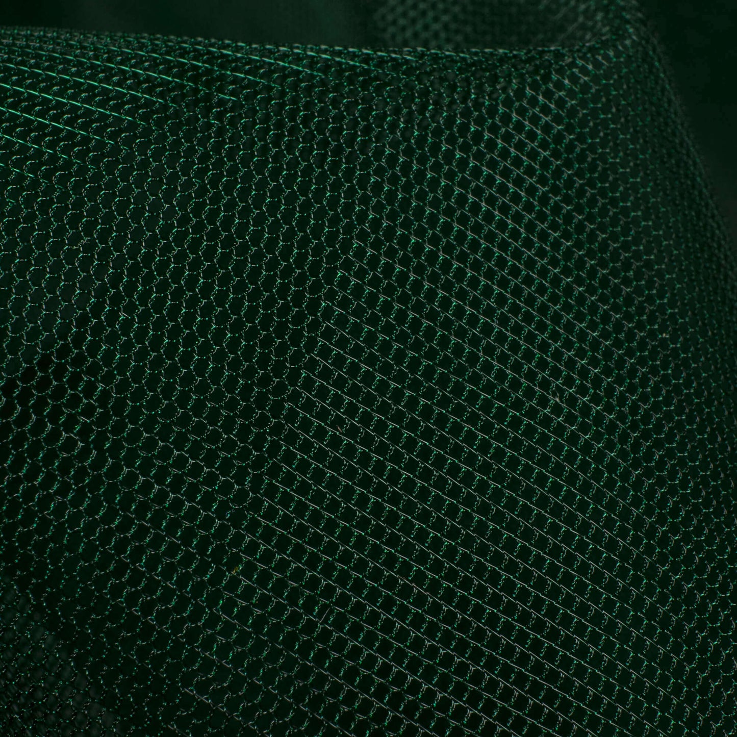 Dark Green Plain Premium Quality Butterfly Net Fabric