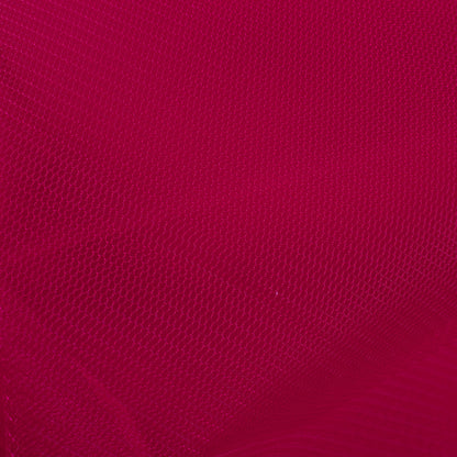 Magenta Pink Plain Premium Quality Butterfly Net Fabric