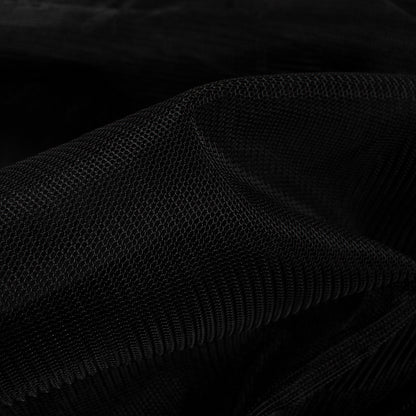 Black Plain Premium Quality Butterfly Net Fabric