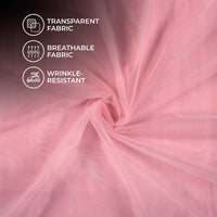 Dusty Pink Plain Premium Quality Butterfly Net Fabric