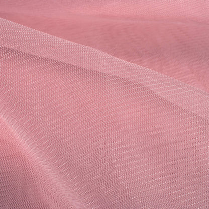 Dusty Pink Plain Premium Quality Butterfly Net Fabric