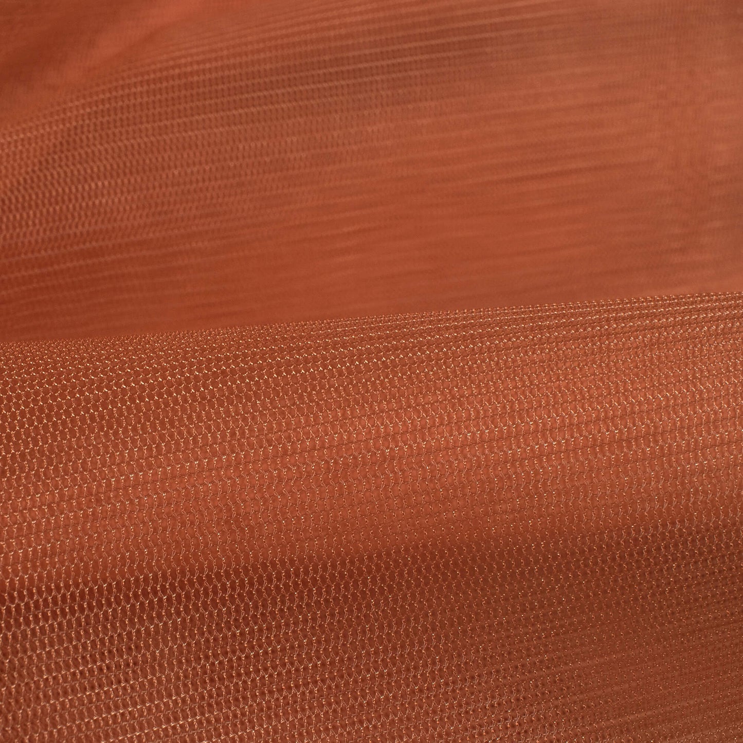 Dark Peach Plain Premium Quality Butterfly Net Fabric