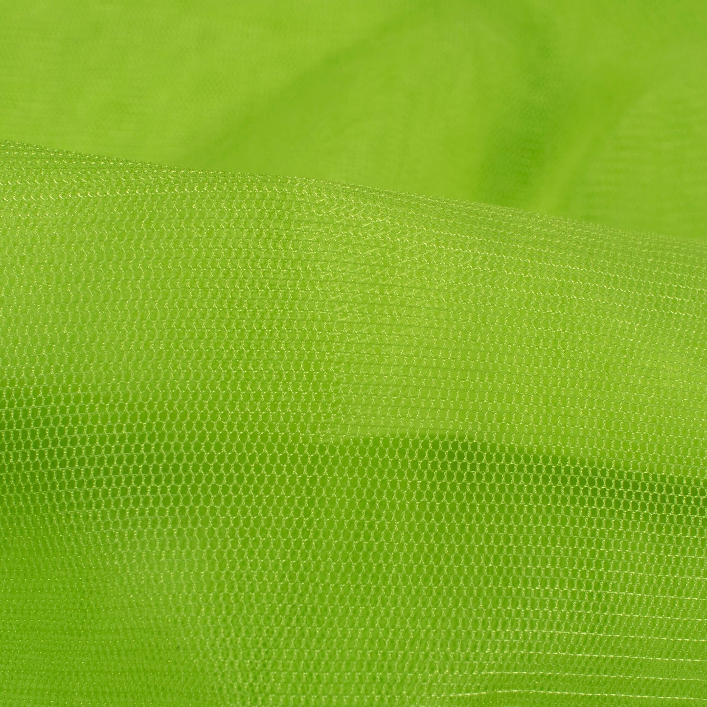 Pear Green Plain Premium Quality Butterfly Net Fabric