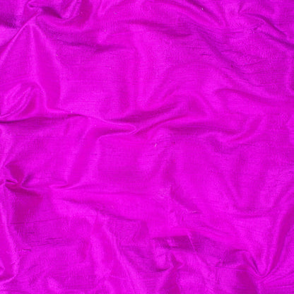 Violet Purple Plain Premium Dupion Pure Raw Silk Fabric - Fabcurate
