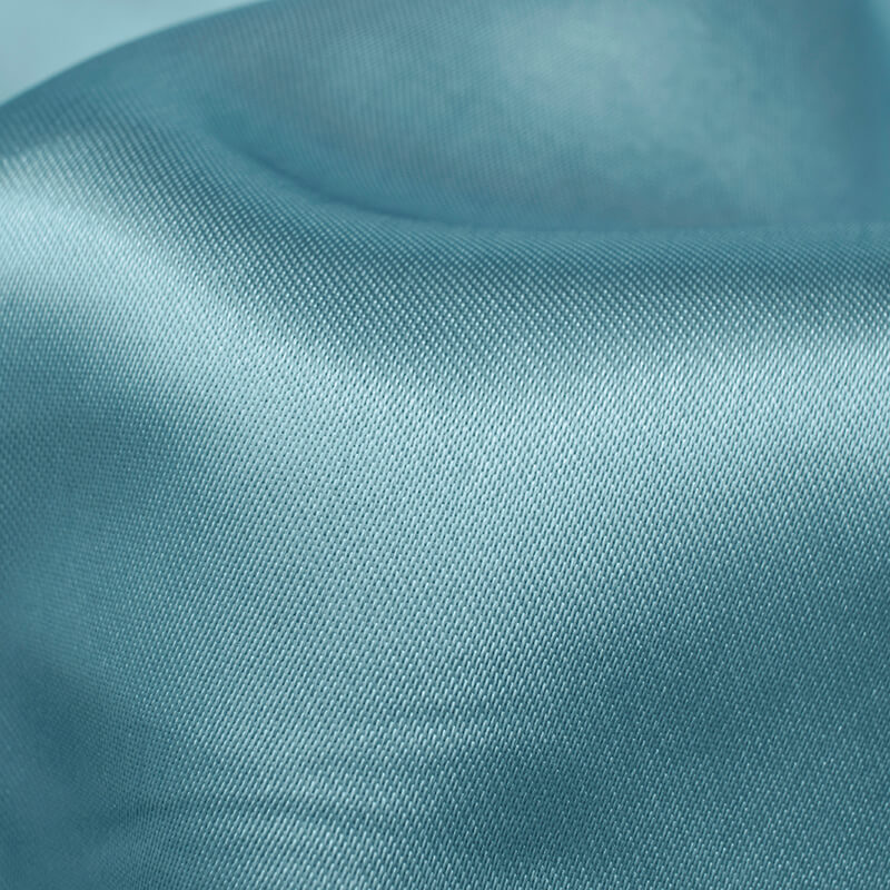 Pastel Blue Plain Neon Ultra Satin Fabric - Fabcurate