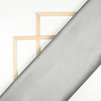 Pastel Grey Plain Neon Ultra Satin Fabric - Fabcurate