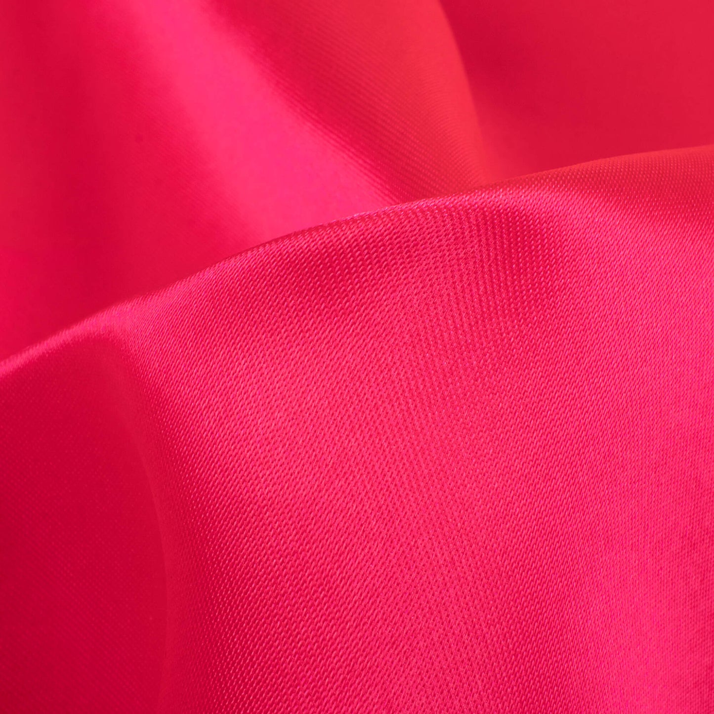 Flourescent Pink Plain Neon Ultra Satin Fabric