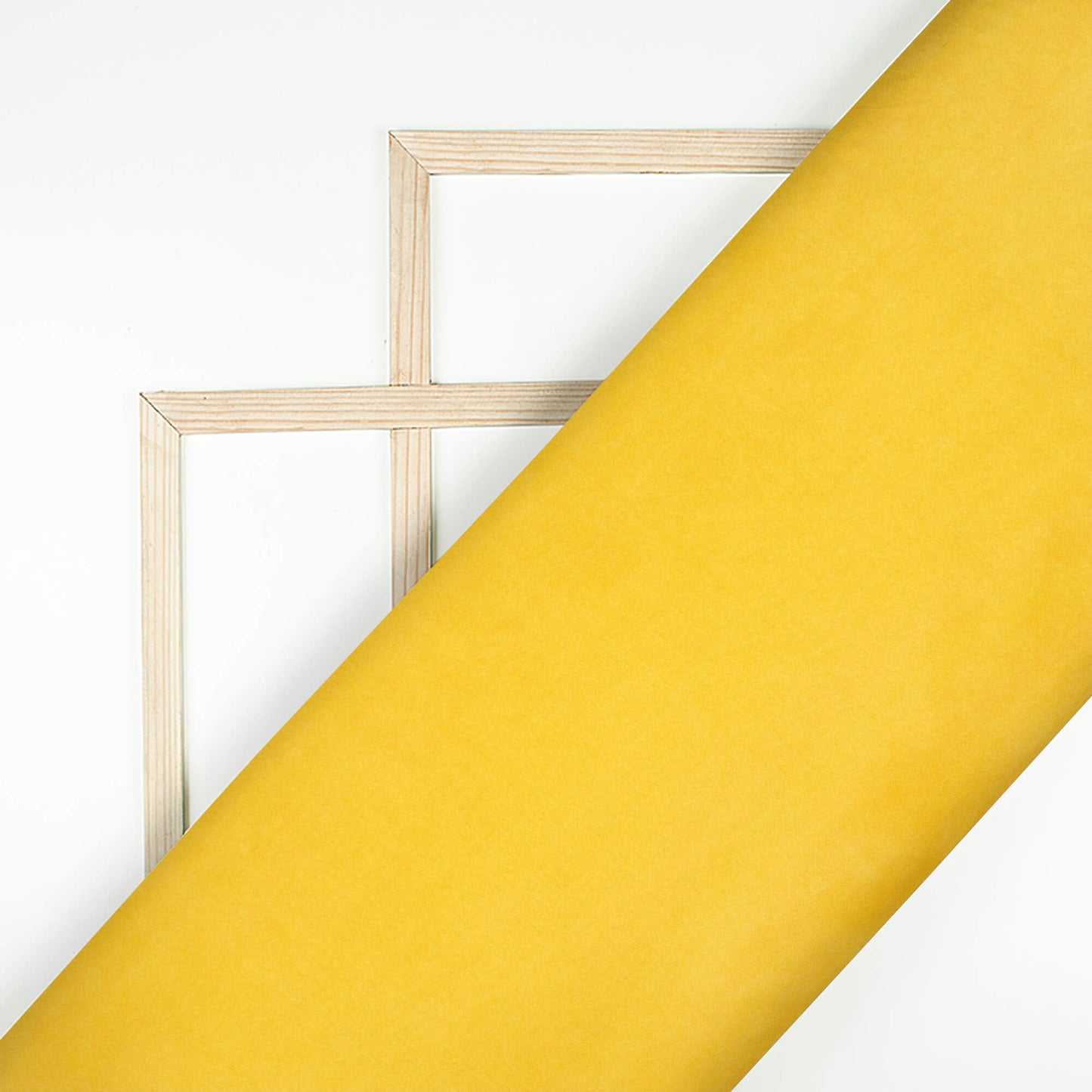 Honey Yellow Plain Neon Ultra Satin Fabric