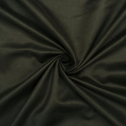 Soot Black Plain Suede Fabric (Width 58 Inches)