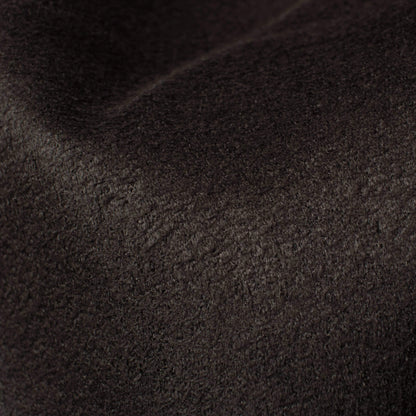 Dark Brown Plain Suede Fabric (Width 58 Inches)