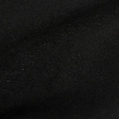 Black Plain Suede Fabric (Width 58 Inches)