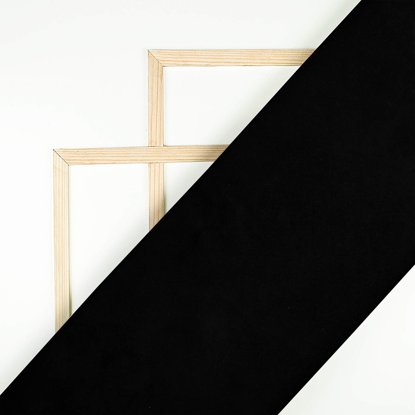 Black Plain Suede Fabric (Width 58 Inches)