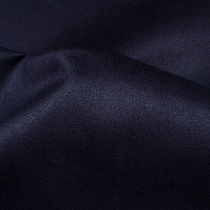 Navy Blue Plain Suede Fabric (Width 58 Inches)