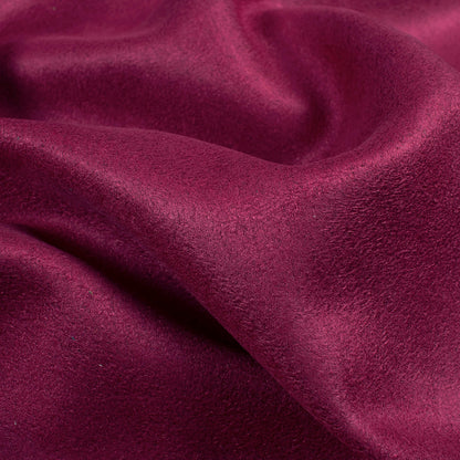 Mulberry Purple Plain Suede Fabric (Width 58 Inches)