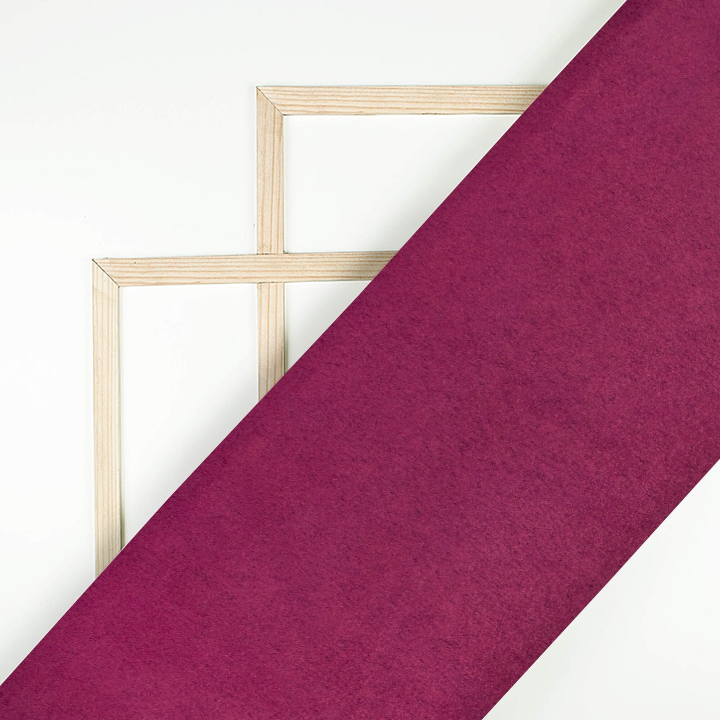 Mulberry Purple Plain Suede Fabric (Width 58 Inches)