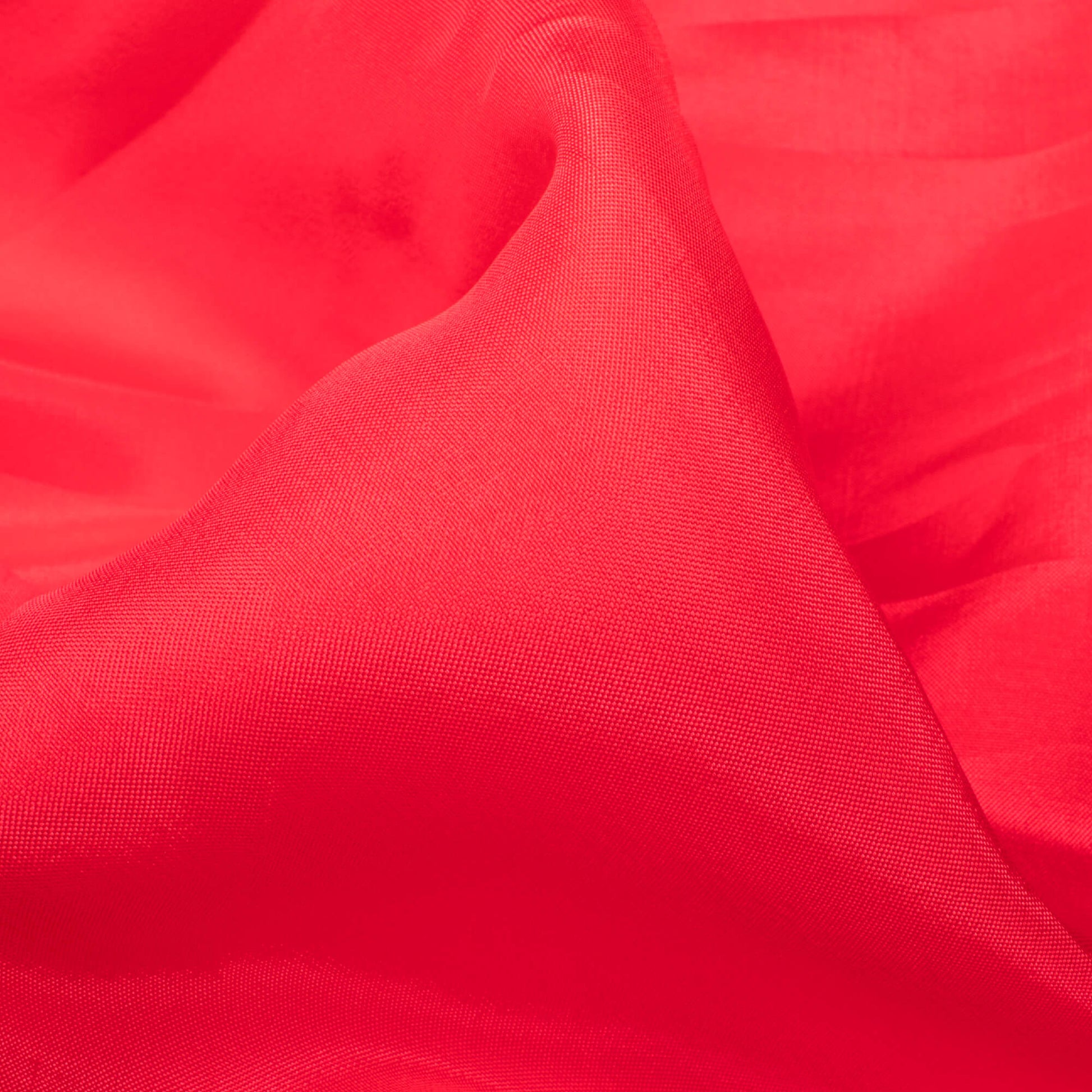 Burgundy Red Plain Pure Uppada Silk Fabric - Fabcurate