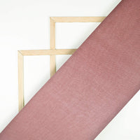 New York Pink Plain Pure Uppada Silk Fabric - Fabcurate