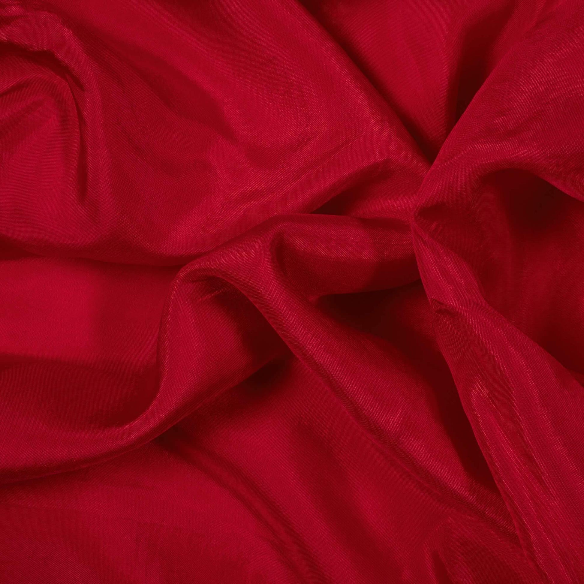 Maroon Plain Pure Uppada Silk Fabric - Fabcurate