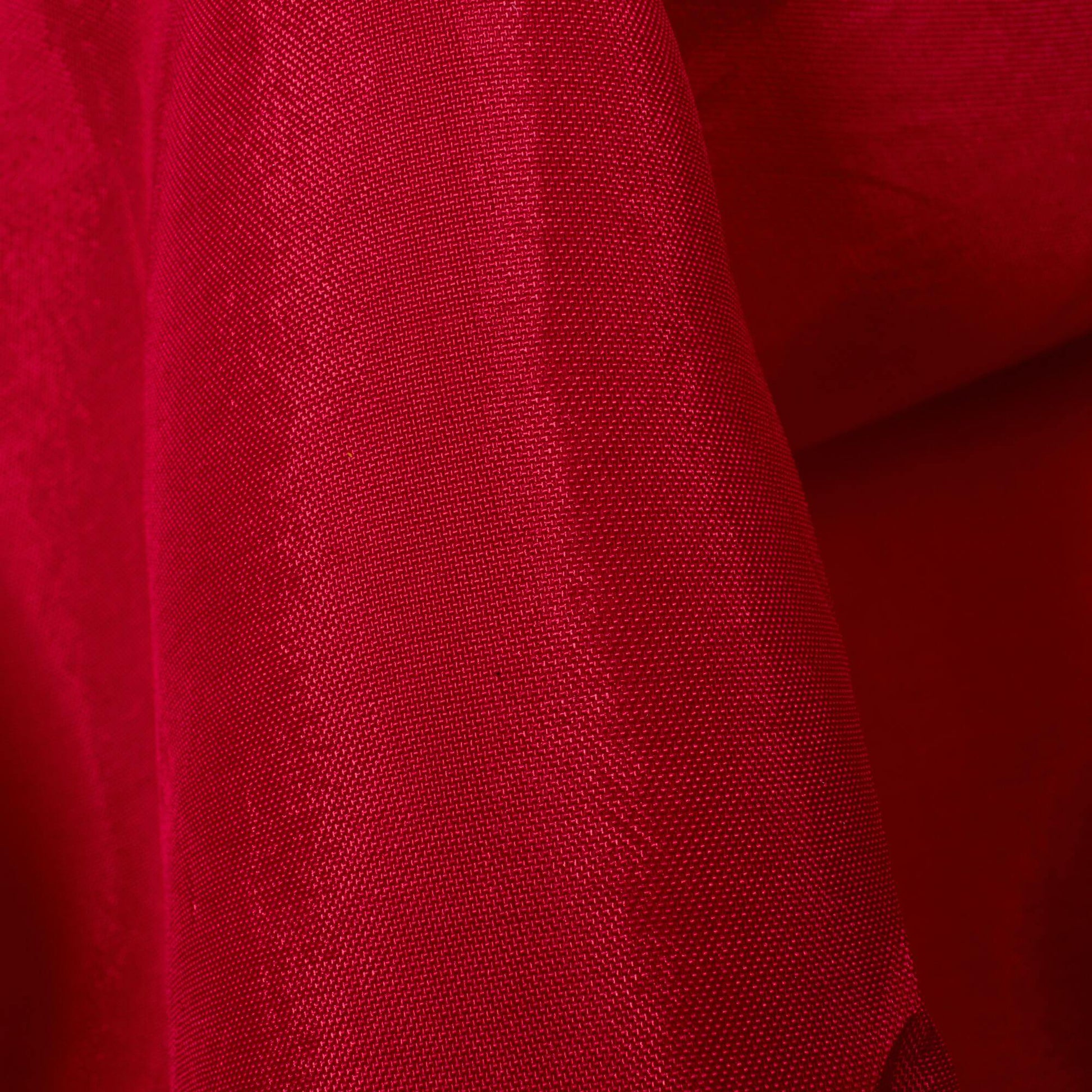 Maroon Plain Pure Uppada Silk Fabric - Fabcurate