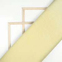 Oat Beige Plain Viscose Uppada Silk Fabric
