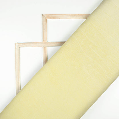 Oat Beige Plain Viscose Uppada Silk Fabric