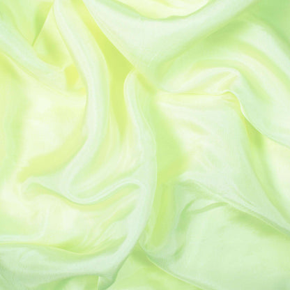 Tea Green Plain Pure Uppada Silk Fabric - Fabcurate