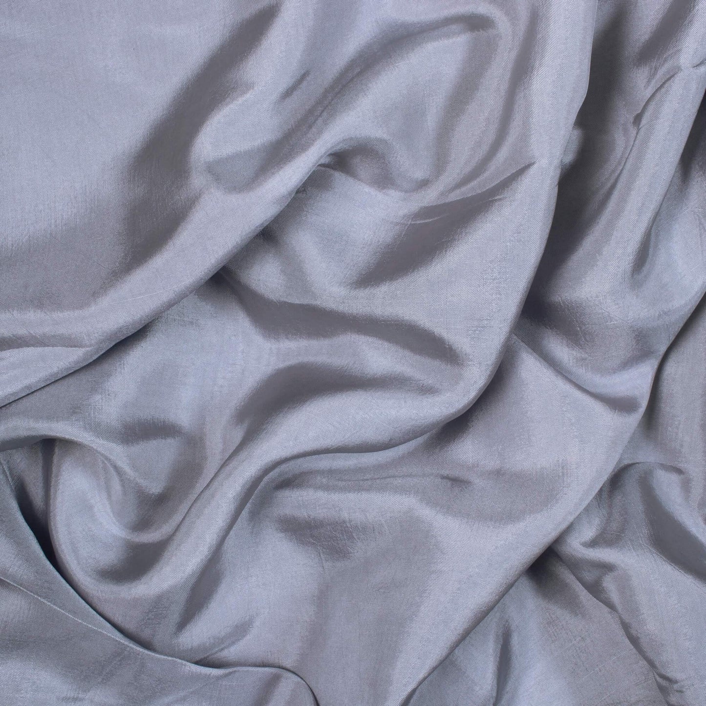 Shark Grey Plain Pure Uppada Silk Fabric - Fabcurate