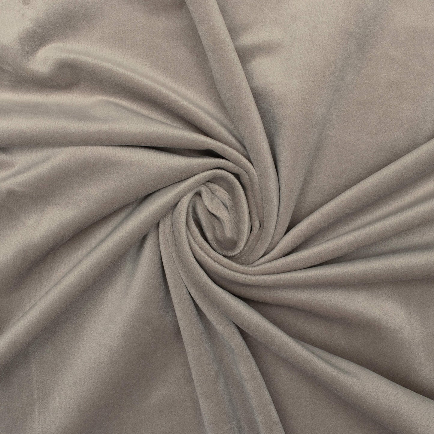 Dolphin Grey Plain Premium Velvet Fabric (Width 58 Inches)