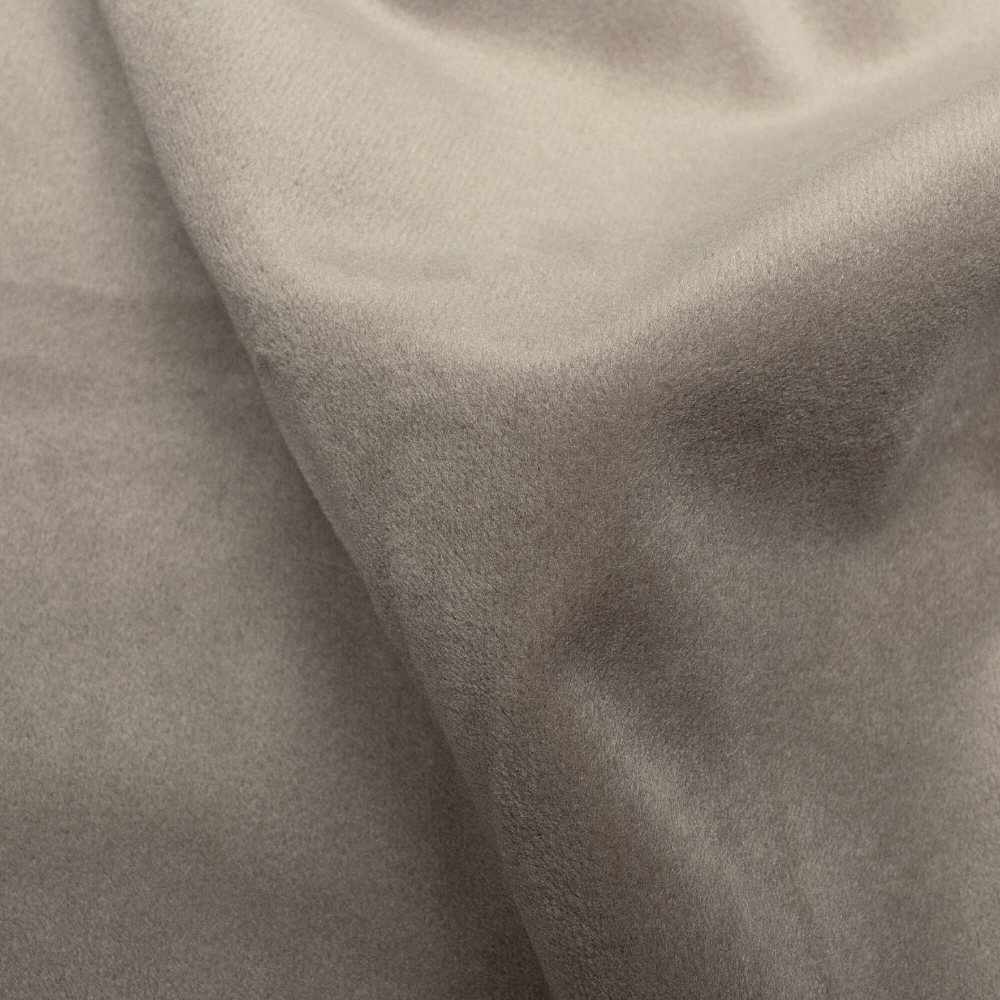 Dolphin Grey Plain Premium Velvet Fabric (Width 58 Inches)