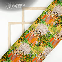 Ancient Madhuvanii Digital Print Premium Velvet Fabric