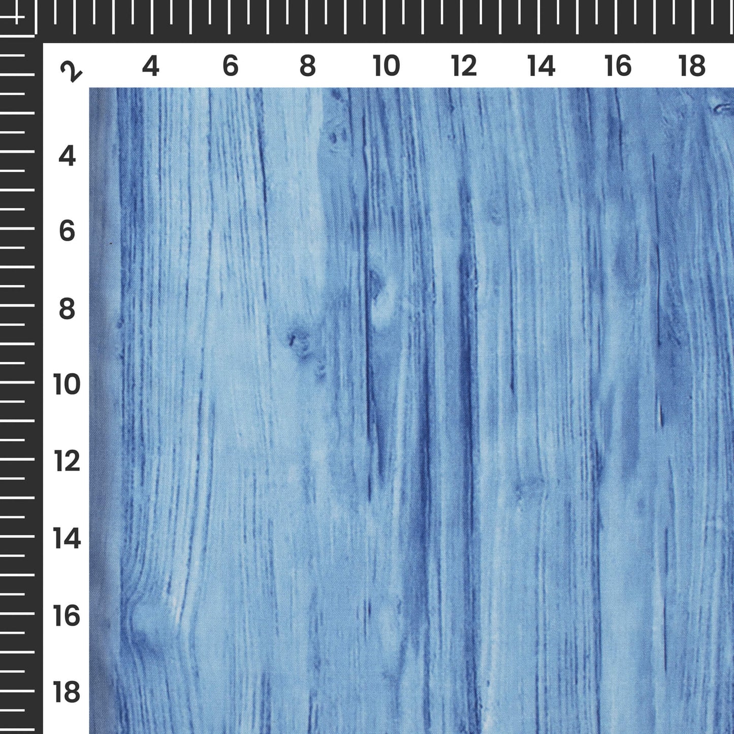 Sky Blue Texture Pattern Digital Print Muslin Fabric