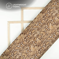Trendy Animal Digital Print Organza Satin Fabric