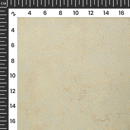 Beige Golden Dots Geometric Pattern Premium Curtain Fabric (Width 54 Inches)