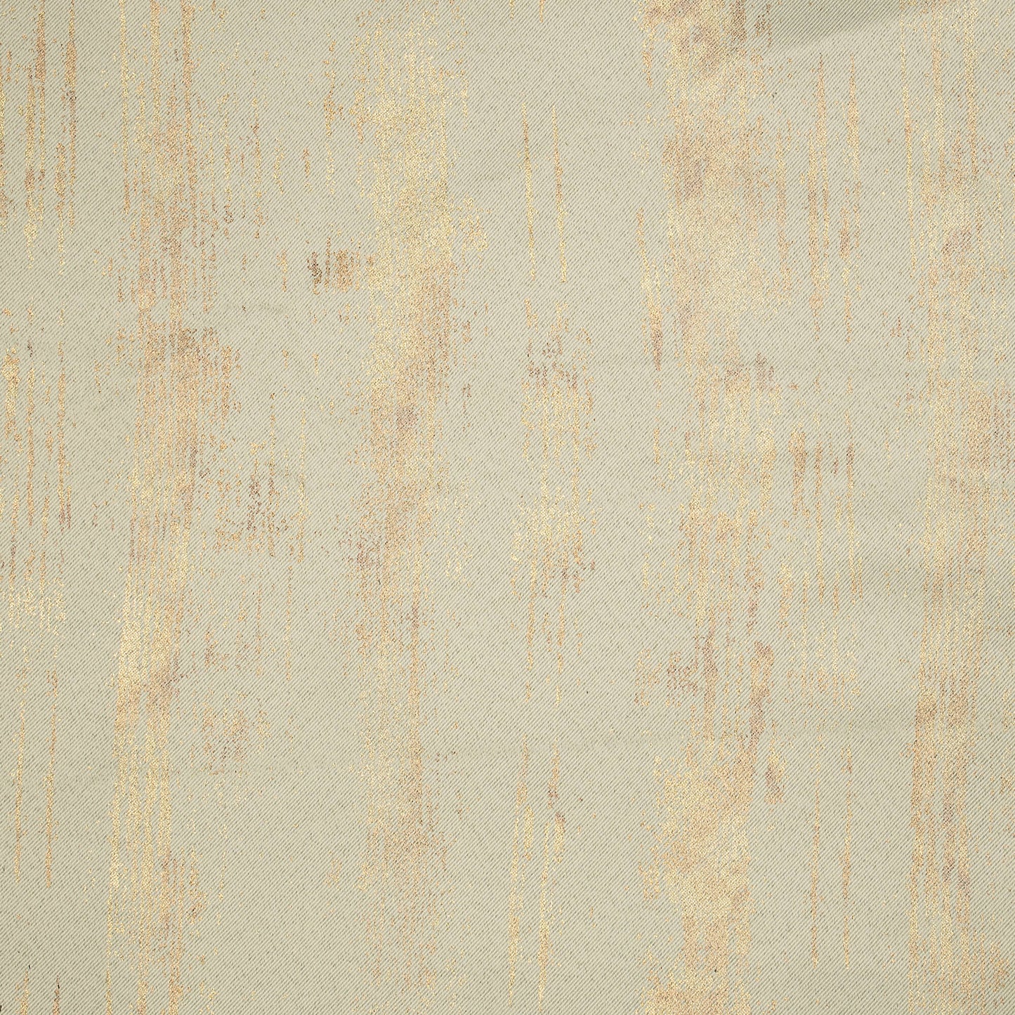 Beige Texture Pattern Golden Foil Premium Curtain Fabric (Width 54 Inches)