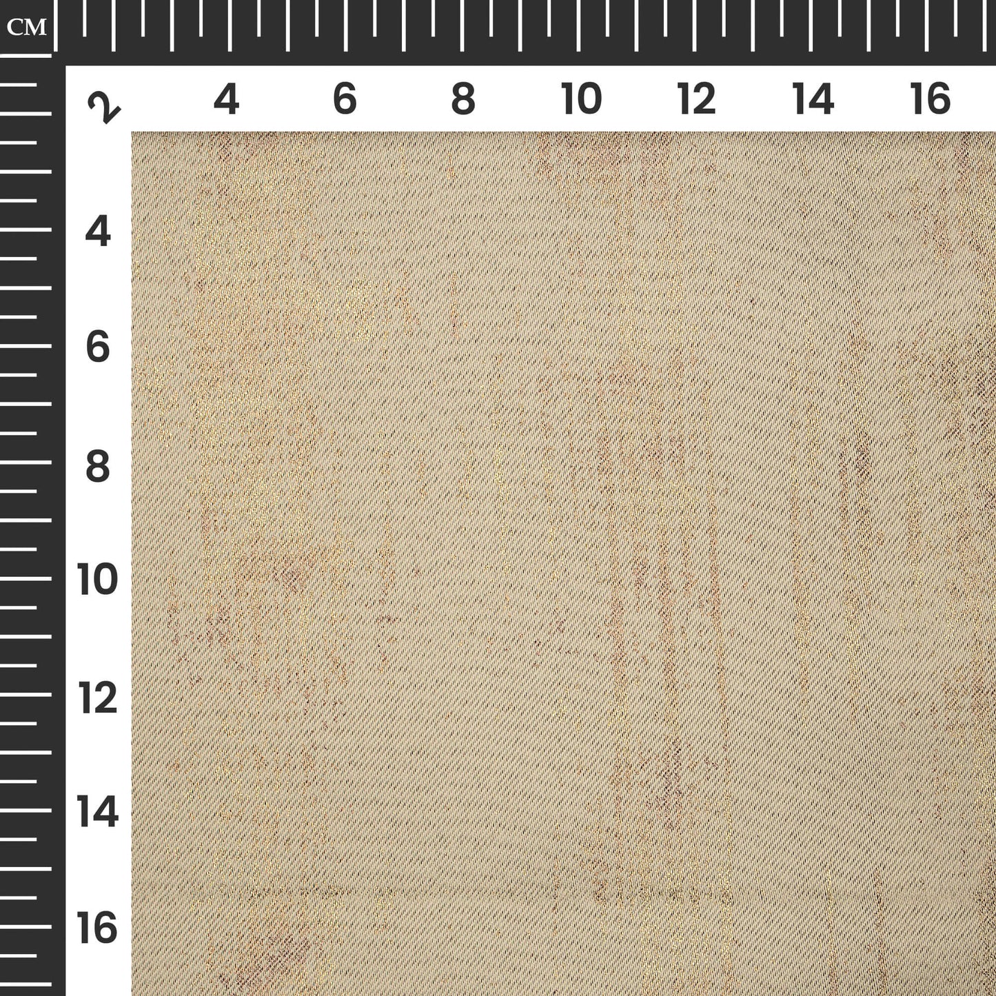 Oat Beige Texture Pattern Golden Foil Premium Curtain Fabric (Width 54 Inches)