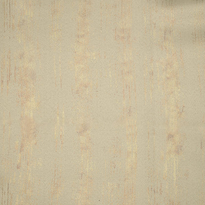 Oat Beige Texture Pattern Golden Foil Premium Curtain Fabric (Width 54 Inches)