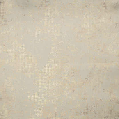 Tan Beige Golden Dots Geometric Pattern Premium Curtain Fabric (Width 54 Inches)