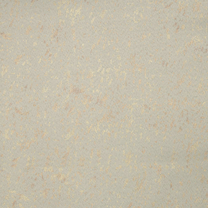 Tan Beige Abstract Pattern Golden Foil Premium Curtain Fabric (Width 54 Inches)
