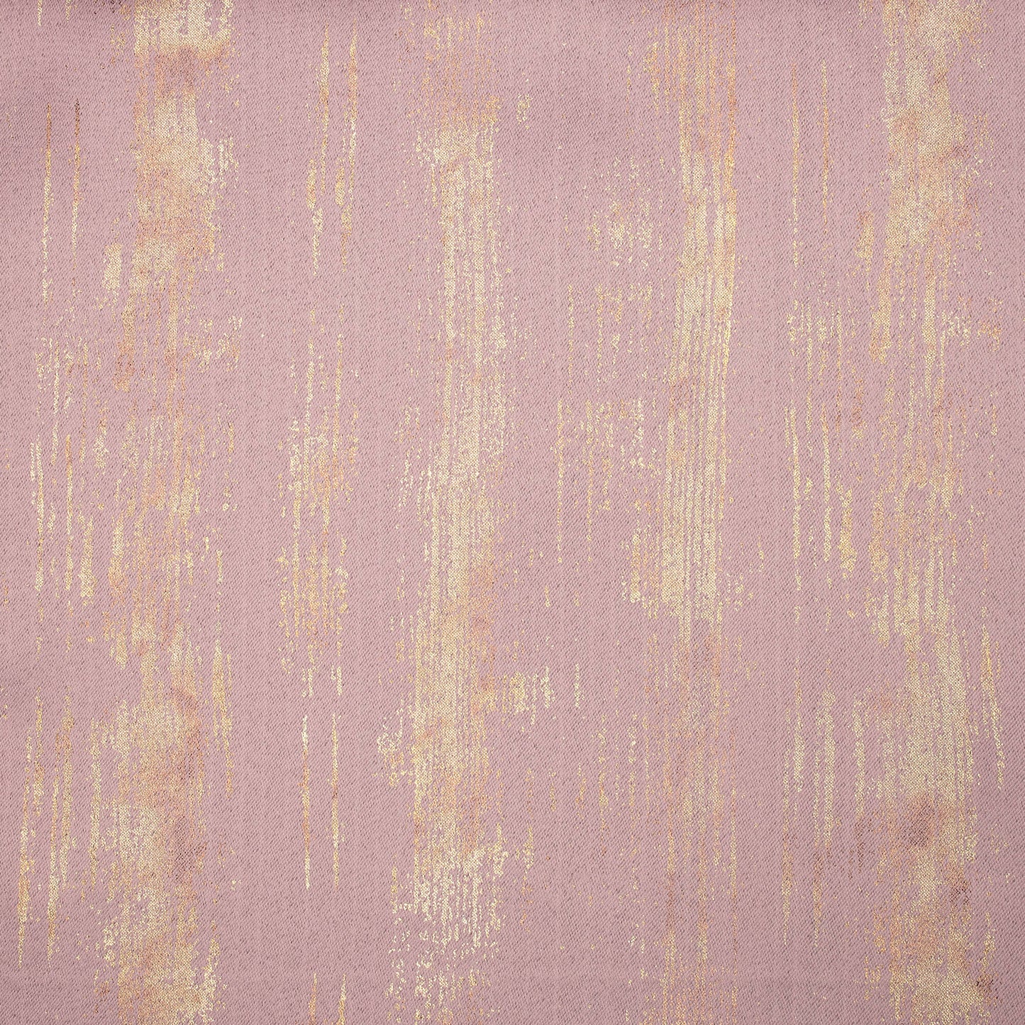 Oyster Pink Texture Pattern Golden Foil Premium Curtain Fabric (Width 54 Inches)