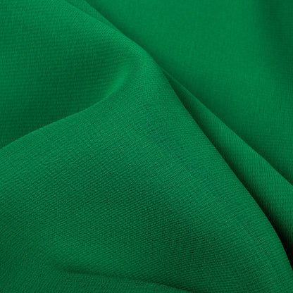 Fun Green Plain Georgette Fabric