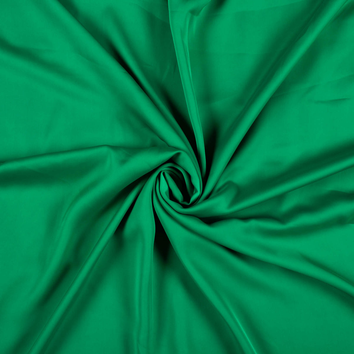 Fun Green Plain Imported Satin Fabric